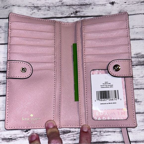 Kate Spade New York Laurel Way Jeweled Stacy wallet - Picture 5 of 12